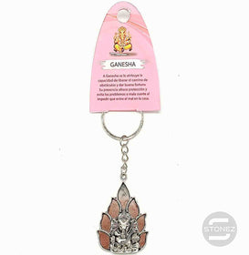 49690-29 Llavero Ganesha En Metal 35 x 53 mm Aprox.