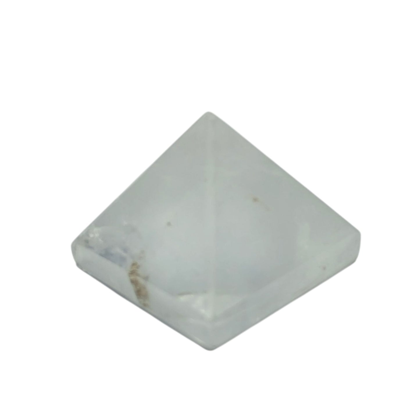 32257-01 Piramide de Cuarzo Blanco Tamaño Aprox. 2cm a 3cm.