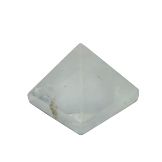 32257-01 Piramide de Cuarzo Blanco Tamaño Aprox. 2cm a 3cm.