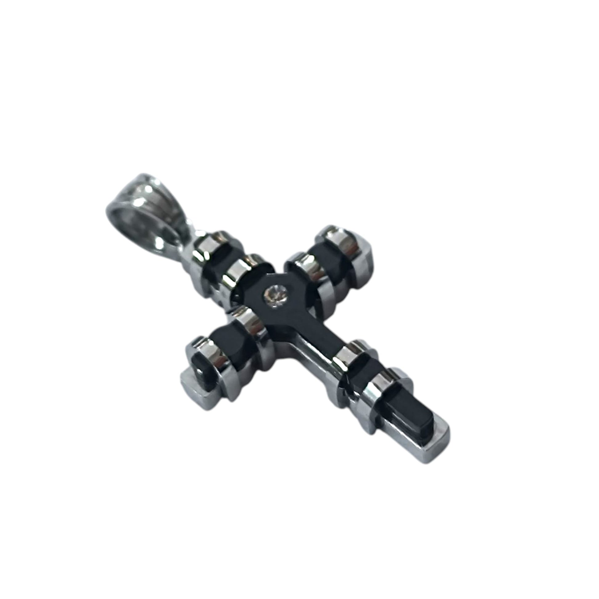 Colgante Acero Cruz 30 mm 600103461-07 - stonez