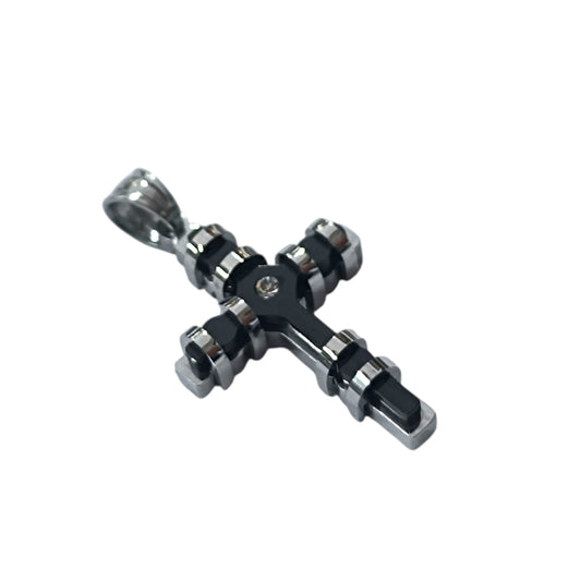 Colgante Acero Cruz 30 mm 600103461-07