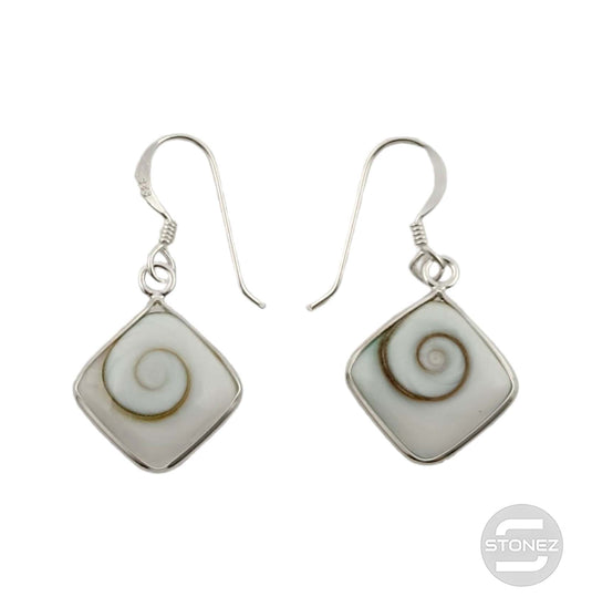 500202098-2 Pendientes Plata 925 Ojo De Shiva 15 x 18 mm Aprox