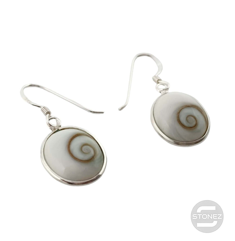 Load image into Gallery viewer, 500202098-3 Pendientes Plata 925 Ojo De Shiva 13 x 18 mm Aprox
