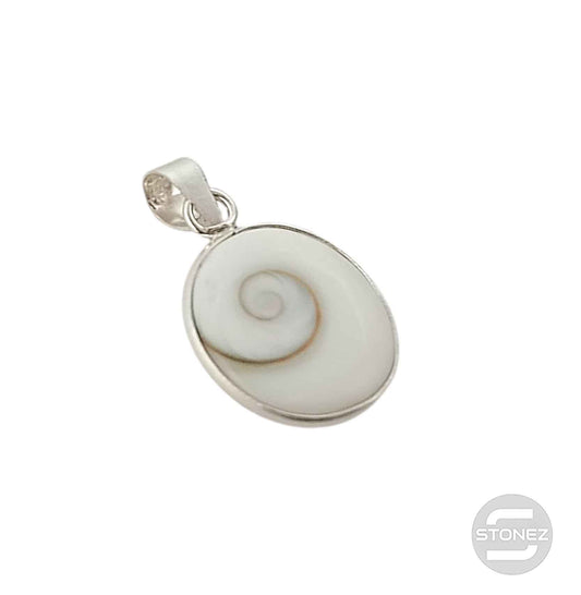 500202112-04 Colgante De Plata 925 Ojo De Shiva En Forma De Oval 13x18 mm Aprox