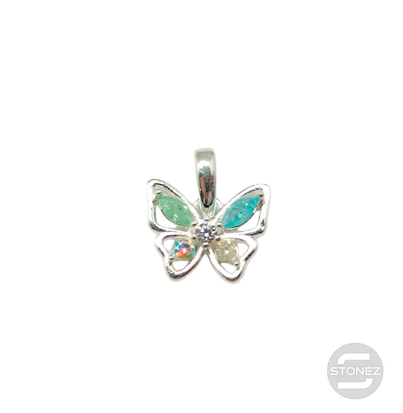 Load image into Gallery viewer, 500202720-01 Colgante Plata 925  Mariposa Con Circonita Color 8 mm Aprox
