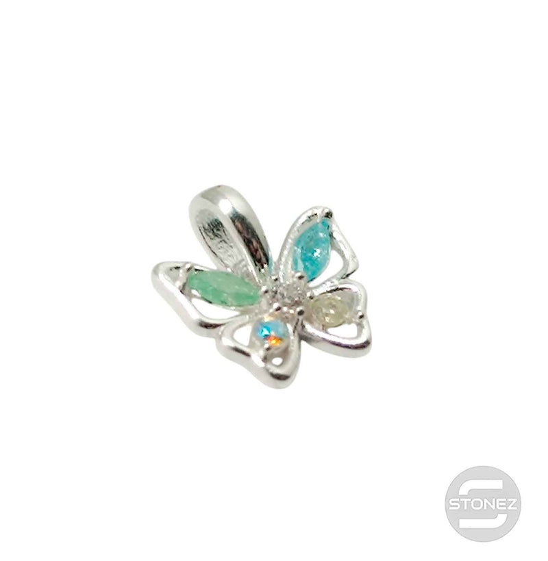 Load image into Gallery viewer, 500202720-01 Colgante Plata 925  Mariposa Con Circonita Color 8 mm Aprox
