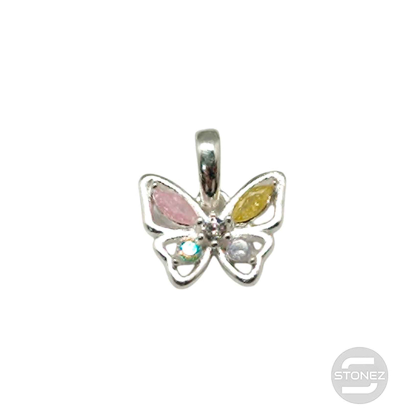 Load image into Gallery viewer, 500202720-02 Colgante Plata 925  Mariposa Con Circonita Color 8 mm Aprox
