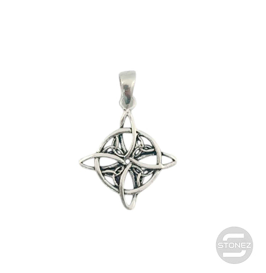 500203173 Colgante De Plata 925 Nudo De Bruja 17x21 mm