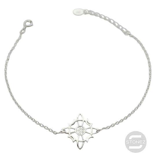 500203534_01 Pulsera Nudo De Bruja Plata 925 18 Cms Aprox