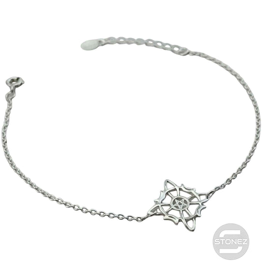 500203534_01 Pulsera Nudo De Bruja Plata 925 18 Cms Aprox