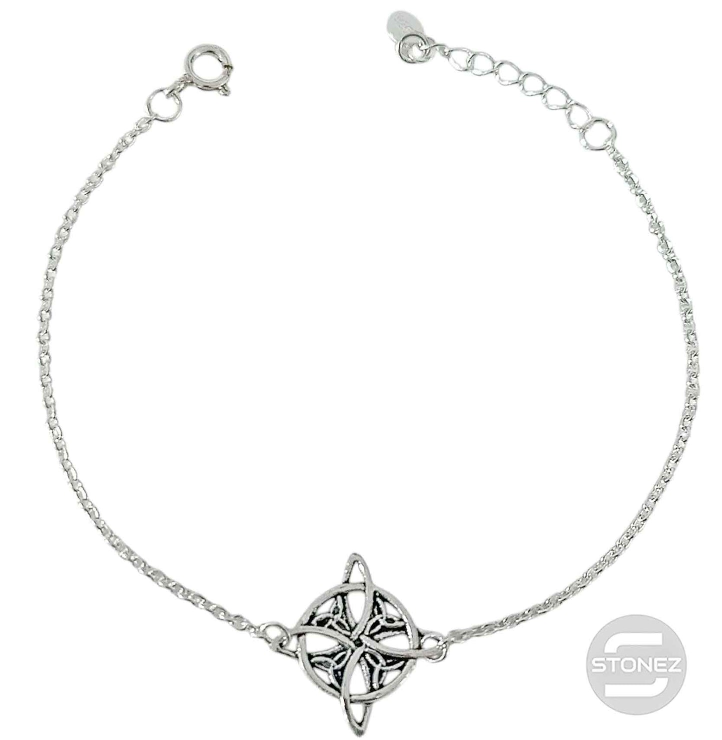 500203534_02 Pulsera Nudo De Bruja Plata 925 18 Cms Aprox