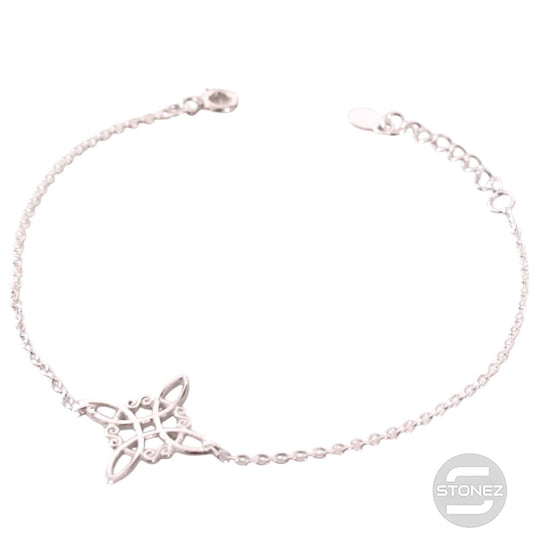 500203534_03 Pulsera Nudo De Bruja Plata 925 18 Cms Aprox