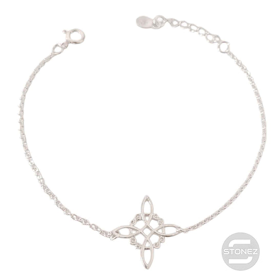 500203534_03 Pulsera Nudo De Bruja Plata 925 18 Cms Aprox