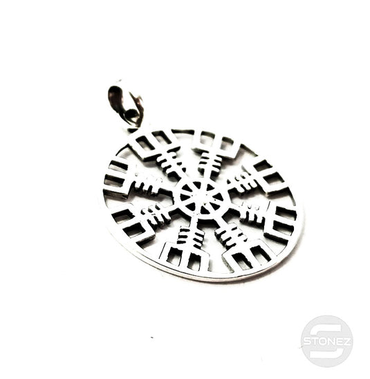 500301334 Colgante De Plata 925 Vegvisir 25 mm