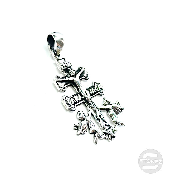 Load image into Gallery viewer, 500301364 Colgante De Plata 925 Cruz Caravaca 22x32 mm.
