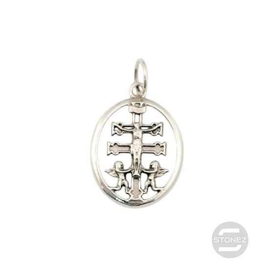 500303096 Colgante De Plata 925 Cruz Caracava 20x17 mm