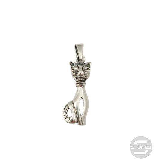 500303105 Colgante De Plata 925 Gato 20x8 mm
