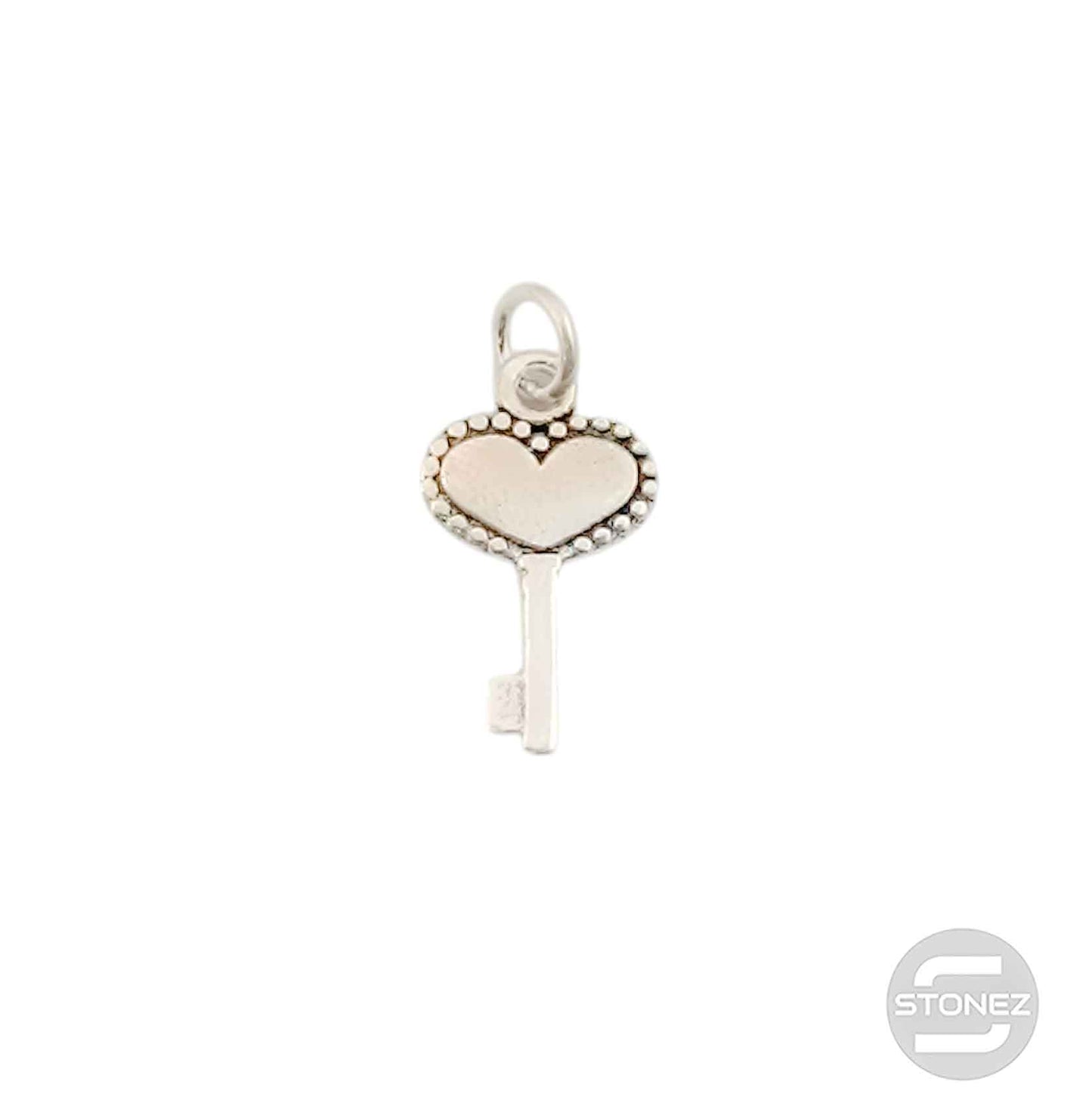 500303107 Colgante De Plata 925 Corazon Llave 15x9 mm