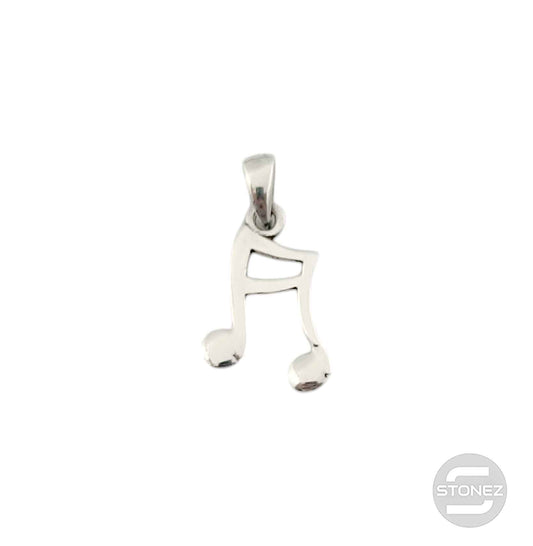 500303114 Colgante De Plata 925 Nota Musical 17x11 mm