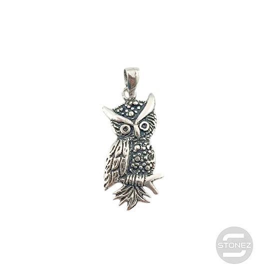 500303119 Colgante De Plata 925 Búho 26x12 mm