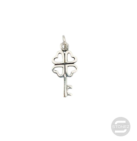 500303127 Colgante De Plata 925 Llave Trébol 9x19 mm