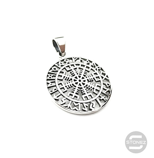 500401411 Colgante De Plata 925 Vegvisir 28 mm.