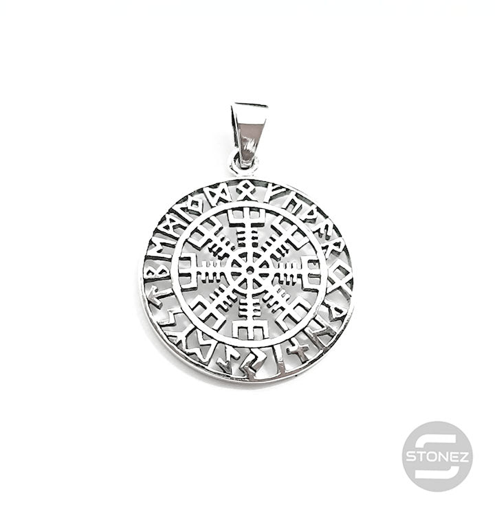 Load image into Gallery viewer, 500401411 Colgante De Plata 925 Vegvisir 28 mm.
