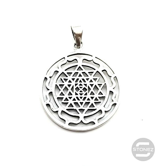 500401421 Colgante De Plata 925 Shri Yantra 29 mm