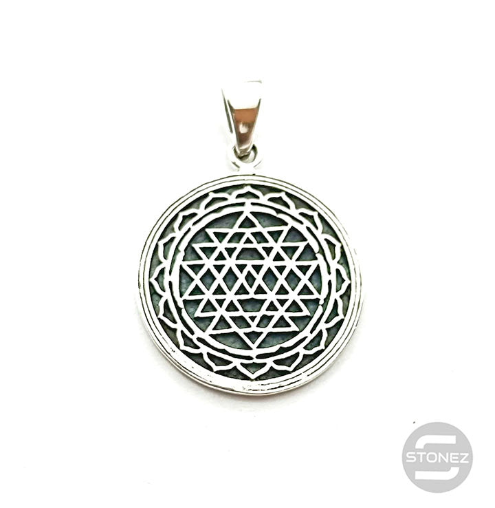 Load image into Gallery viewer, 500401428 Colgante De Plata 925 Shri Yantra 25 mm.
