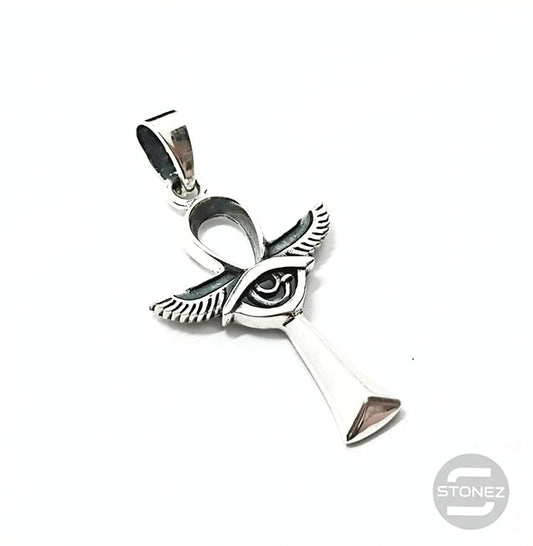 500401429 Colgante De Plata 925 Cruz Ejipcia Ankh 24x32 mm.