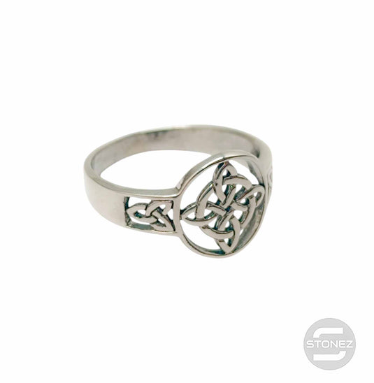 500402739 Anillo Nudo De Bruja Plata De Ley 925