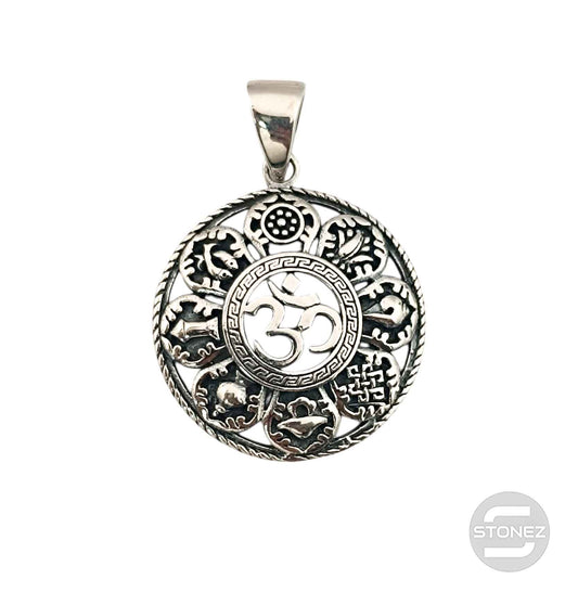 50061 Colgante De Plata 925 Om 22 mm