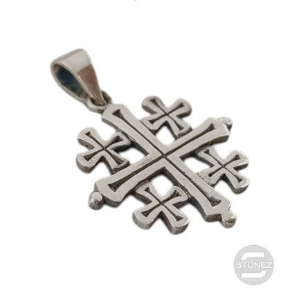 50078 Colgante Cruz De Plata 925 30x27 mm