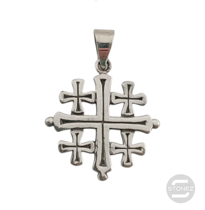 50078 Colgante Cruz De Plata 925 30x27 mm