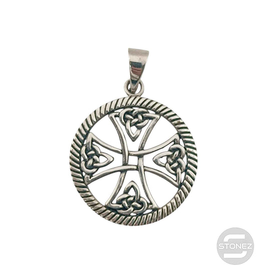 50106 Colgante De Plata 925 Cruz Celta 26 mm