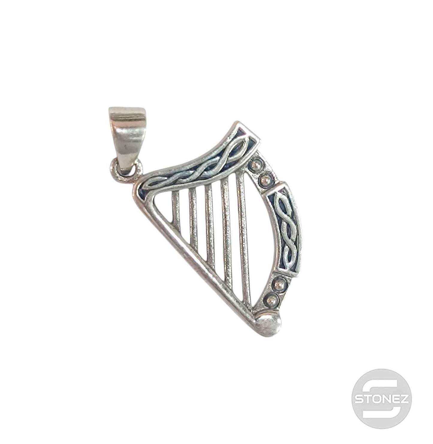 50113 Colgante De Plata 925 Arpa 30 mm