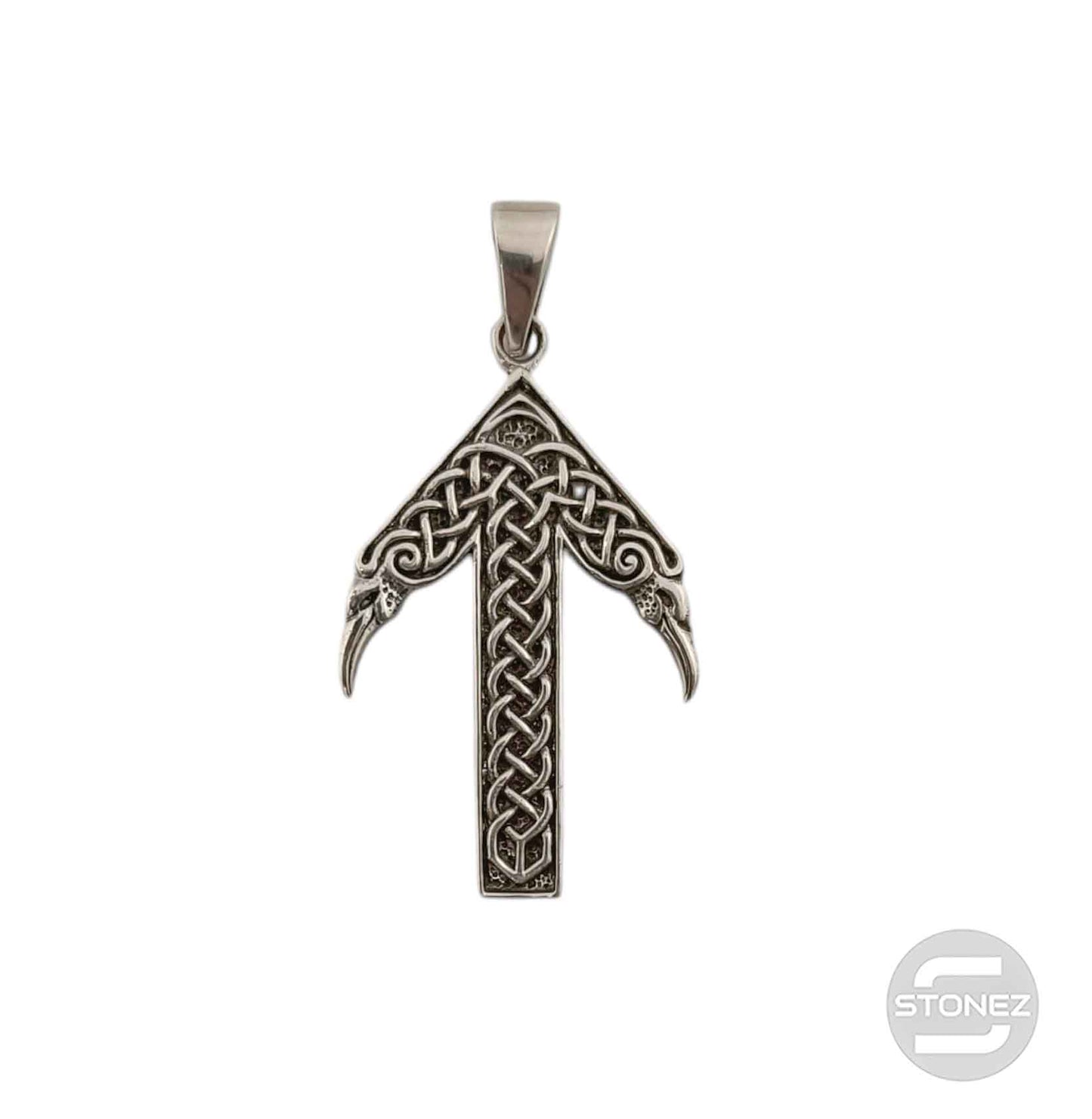50116 Colgante De Plata 925 Tiwaz Vikingo 40 mm