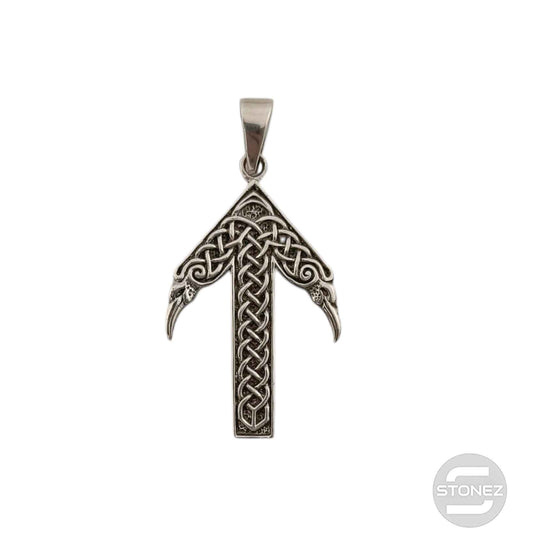 50116 Colgante De Plata 925 Tiwaz Vikingo 40 mm