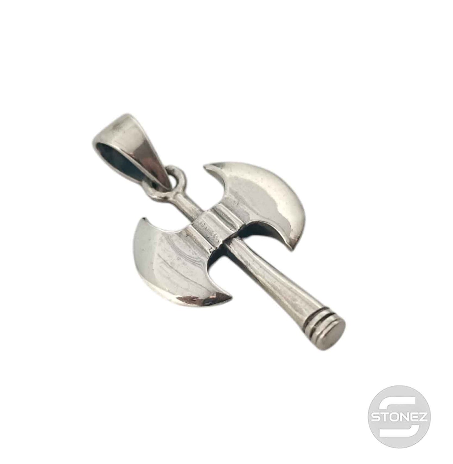 50120 Colgante De Plata 925 Hacha Vikinga 27 mm