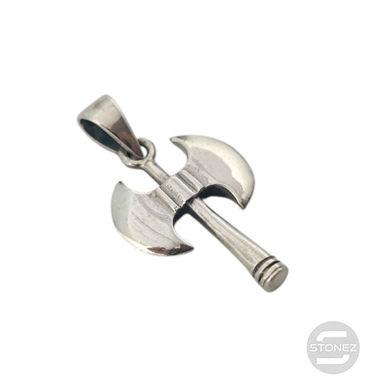 50120 Colgante De Plata 925 Hacha Vikinga 27 mm