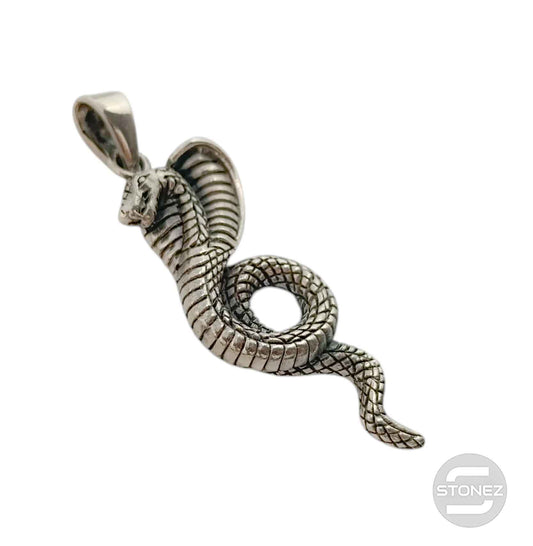 50316 Colgante De Plata Cobra 40 mm