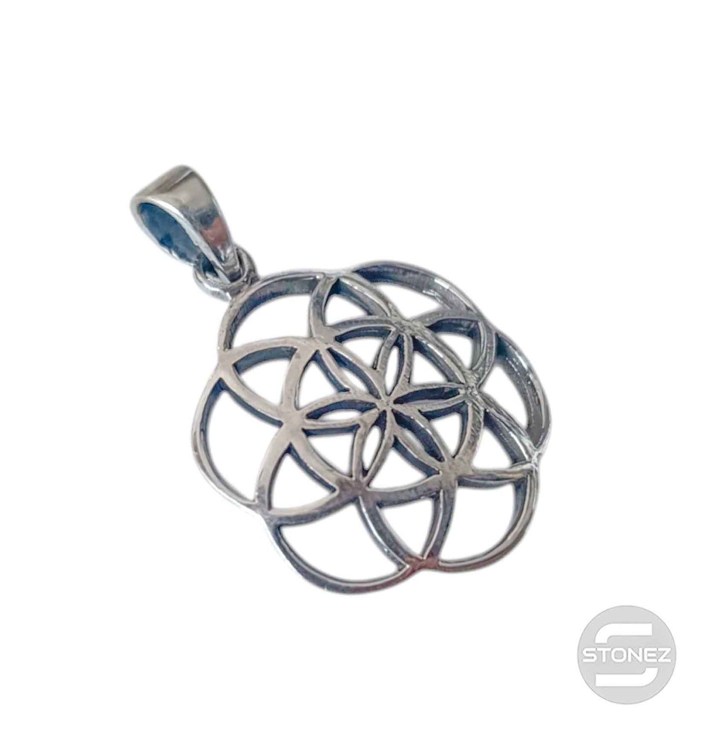 50326 Colgante De Plata 925 Semilla De La Vida 30 mm