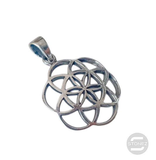 50326 Colgante De Plata 925 Semilla De La Vida 30 mm