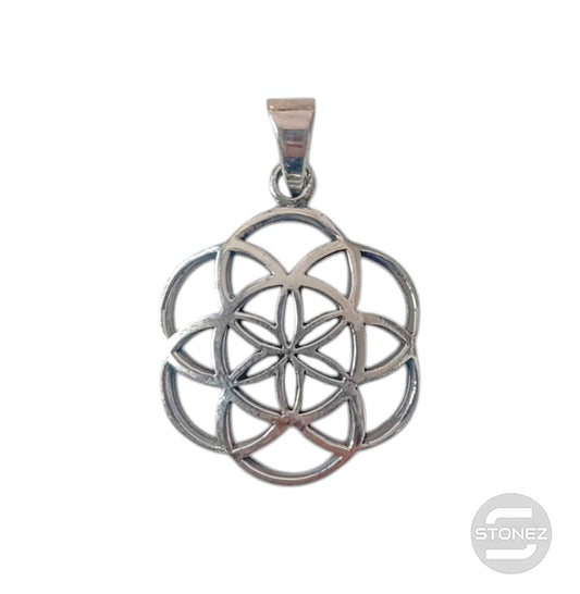 50326 Colgante De Plata 925 Semilla De La Vida 30 mm