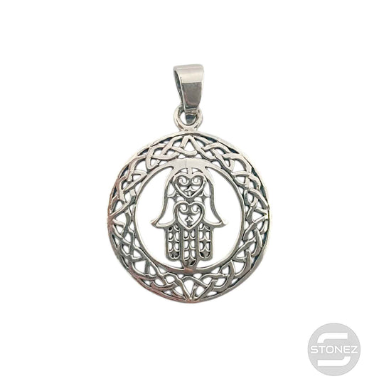 50486 Colgante De Plata 925 Mano De Fátima 25 mm
