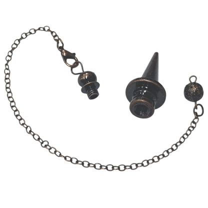 Pendulo Metal Color Bronce Parte Superior Con Rosca Para Testigo 112201003-16