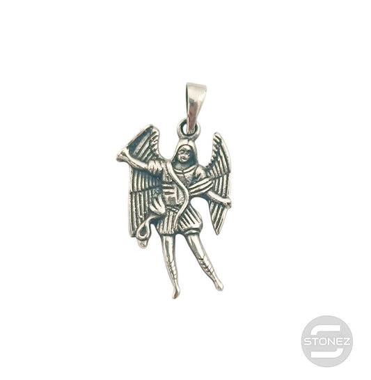 55452-03 Colgante De Plata 925 Arcángel San Miguel 20 mm
