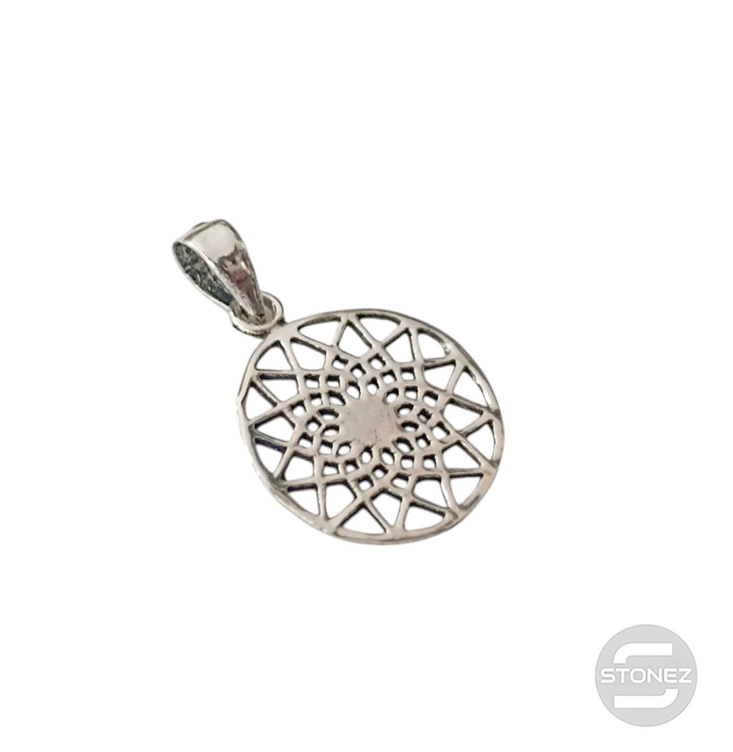 55782 Colgante De Plata Mandala 15 mm
