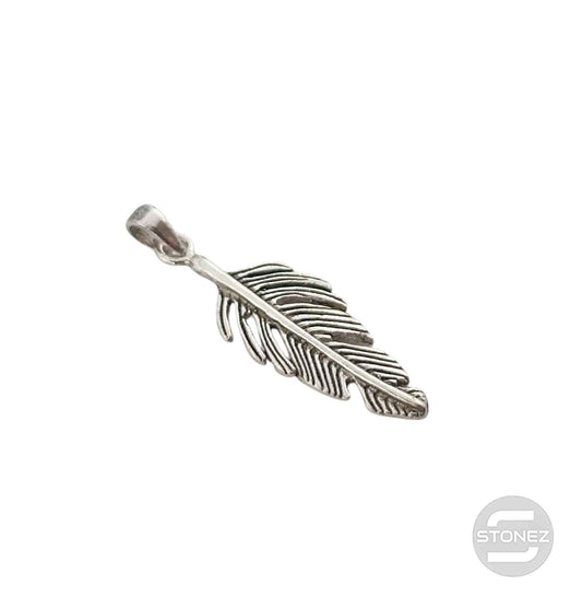 55814 Colgante De Plata 925 Pluma 22 mm