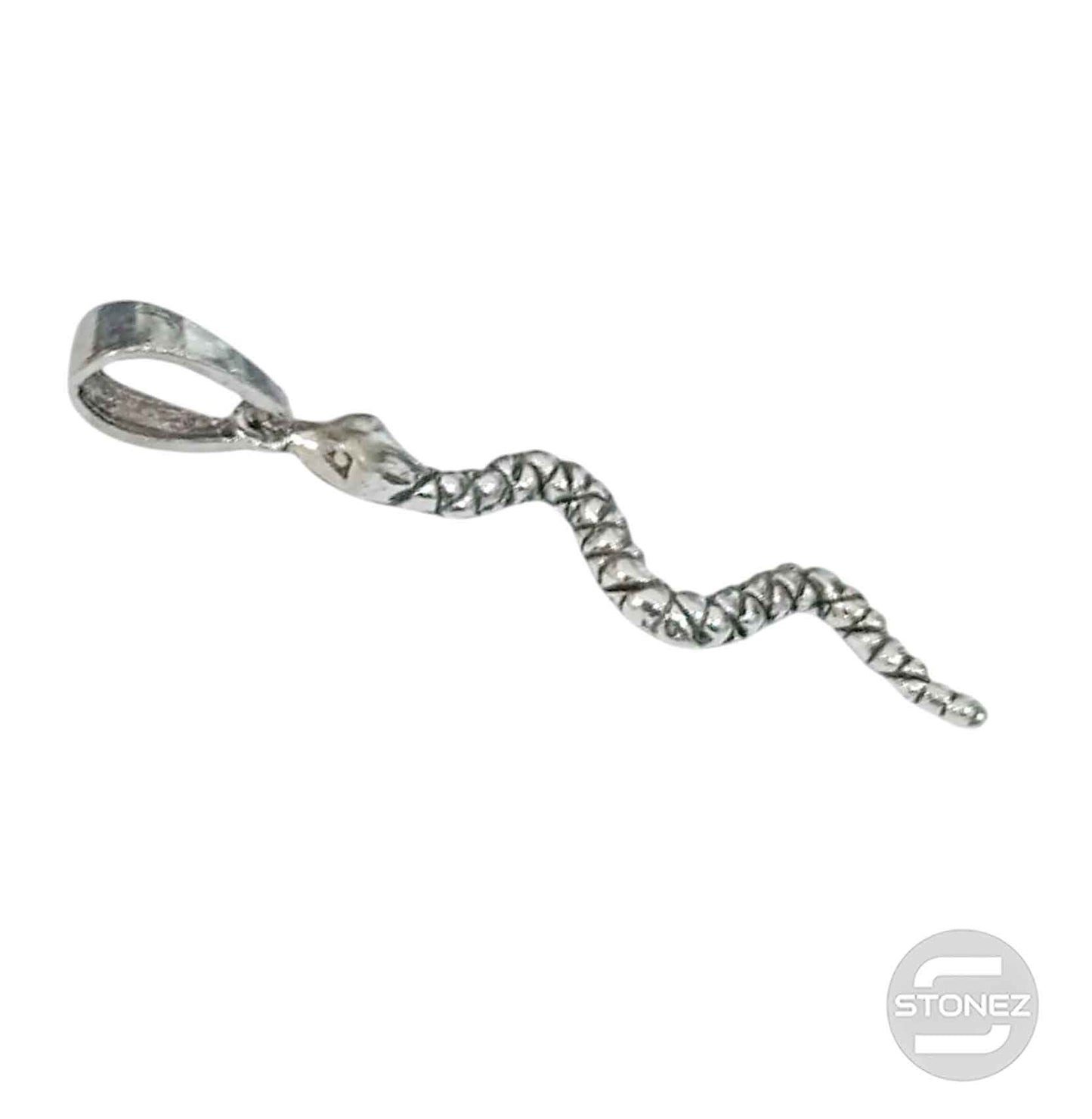 55841 Colgante De Plata Serpiente 24 mm